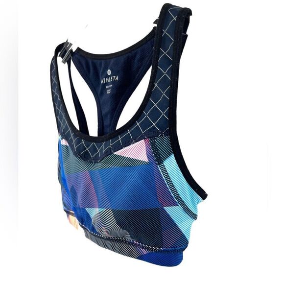 ATHLETA Sports Bra in multi-colors in Blues Size XXS - Picture 3 of 7